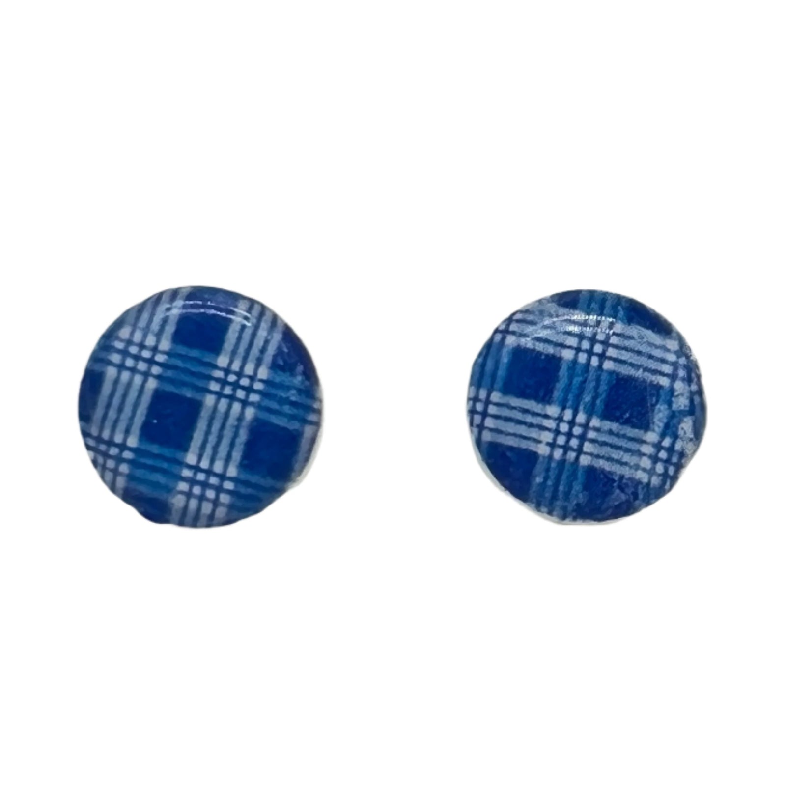 Palaka Stud Earrings - Blue