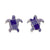 Honu Stud Earrings - Purple