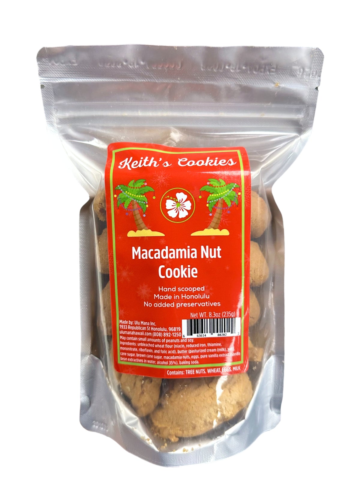Macadamia Nut Cookies