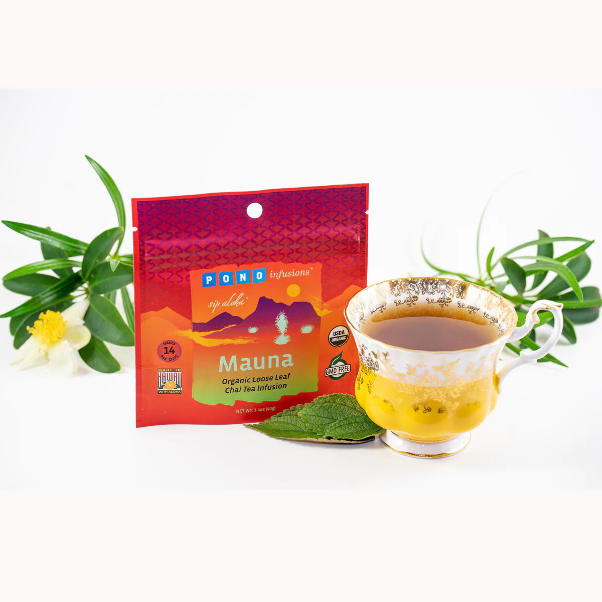 Mauna Organic Chai Loose Leaf Tea Infusion