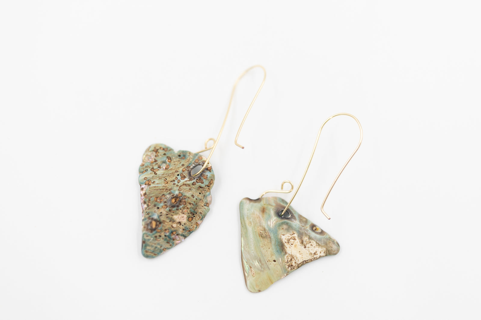 Paua Drop Earrings - Style #E14
