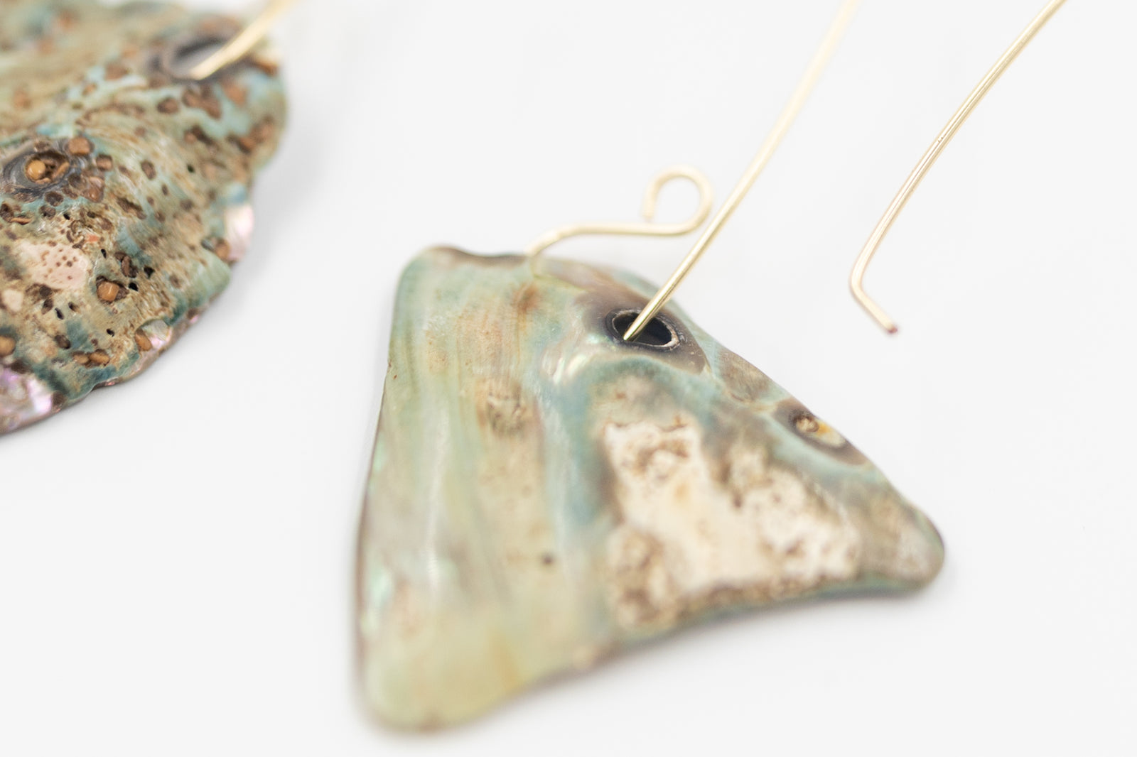 Paua Drop Earrings - Style #E14