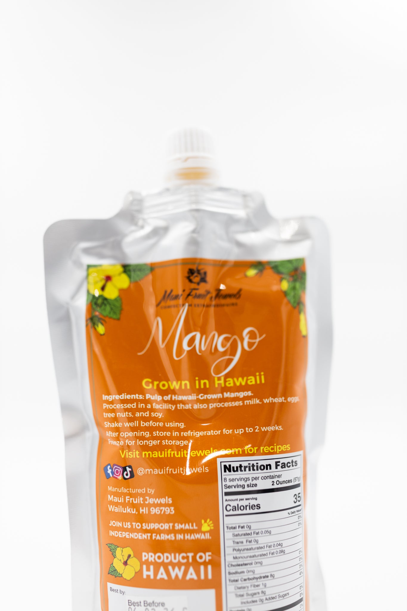 Hawaii Mango Fruit Puree