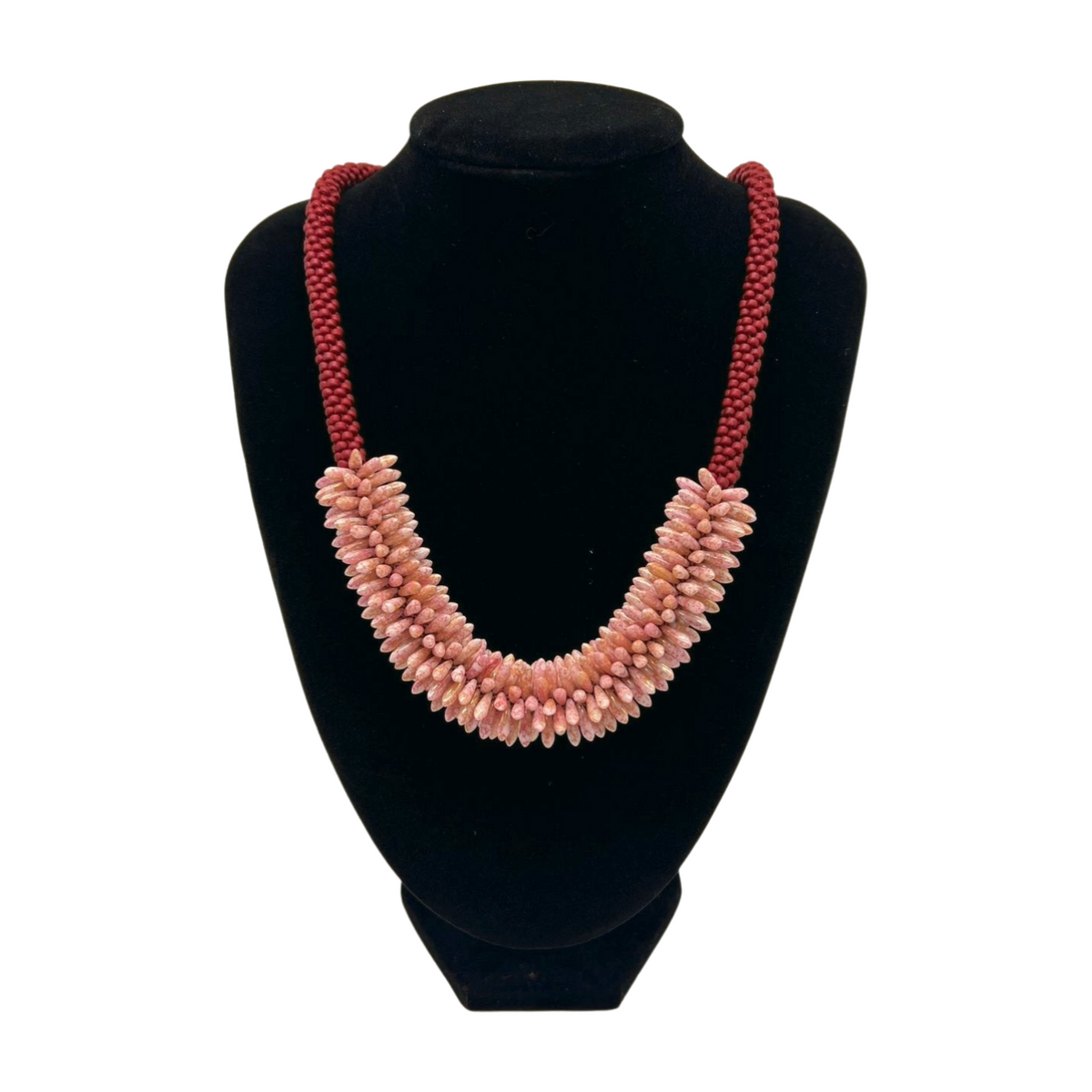 Pink Picasso Mini Daggers "Sea Urchin" Necklace Lei - 21"
