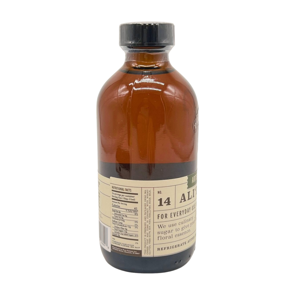 Pop-Up Mākeke - Pono Potions - Ali’i Lavender Syrup - Side #2