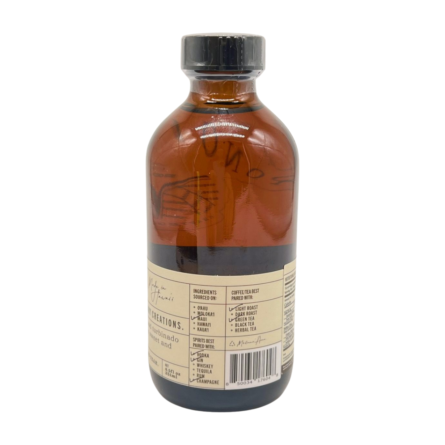 Pop-Up Mākeke - Pono Potions - Ali’i Lavender Syrup - Side #1