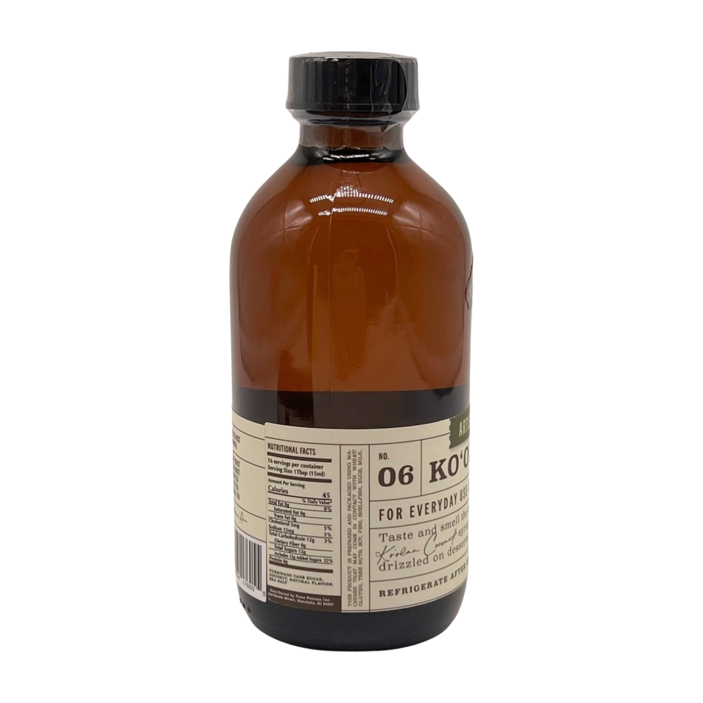 Pop-Up Mākeke - Pono Potions - Koʻolau Coconut Syrup - Side #2