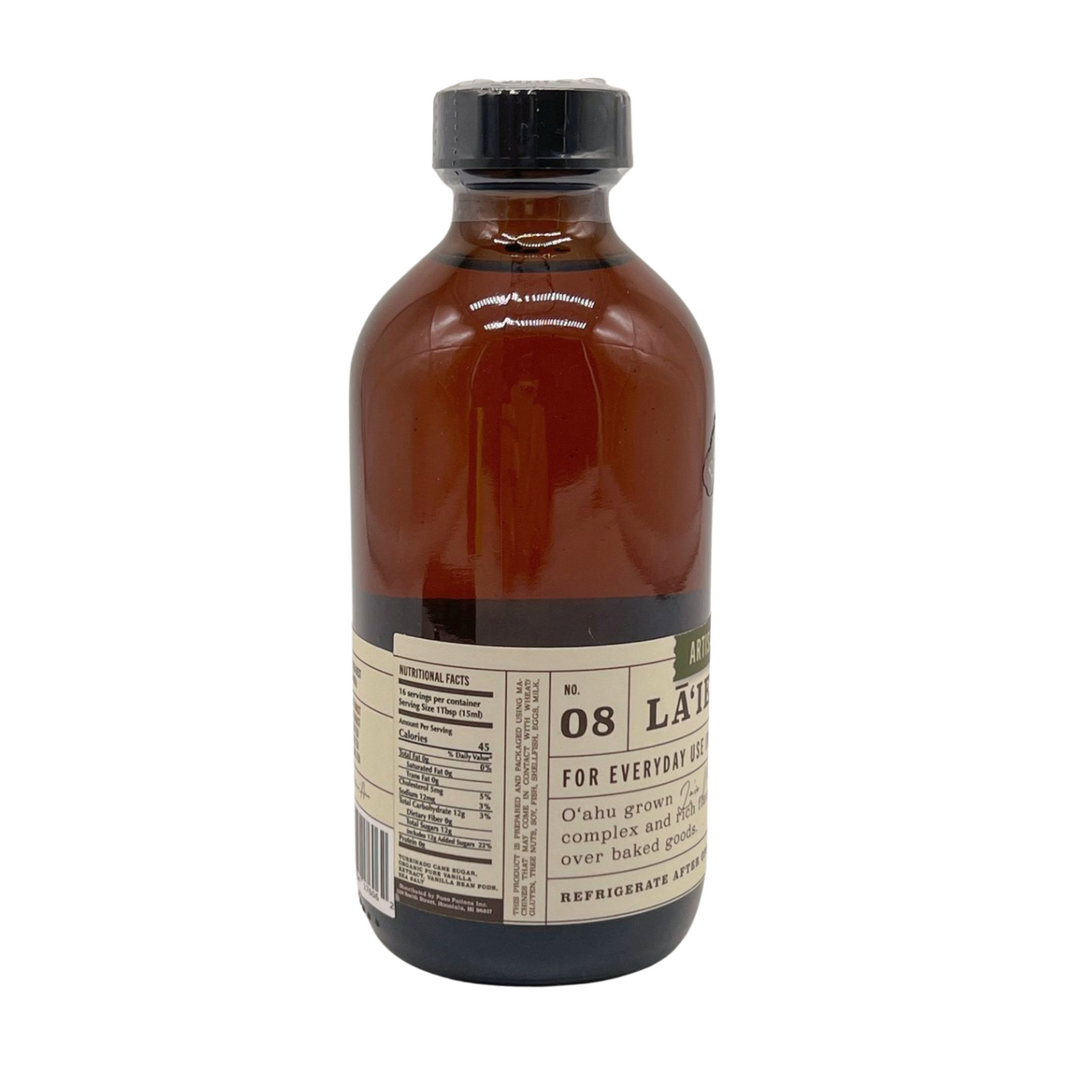 Pop-Up Mākeke - Pono Potions - Lāʻie Vanilla Syrup - Side #2