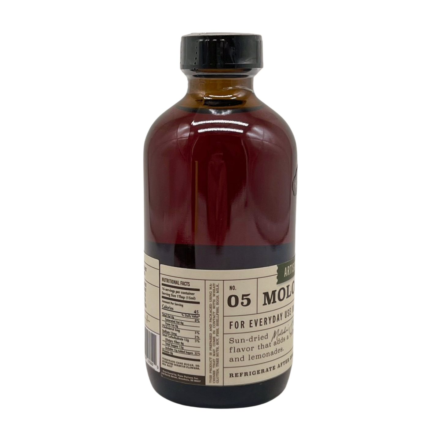 Pop-Up Mākeke - Pono Potions - Molokaʻi Hibiscus Grenadine - Side #2