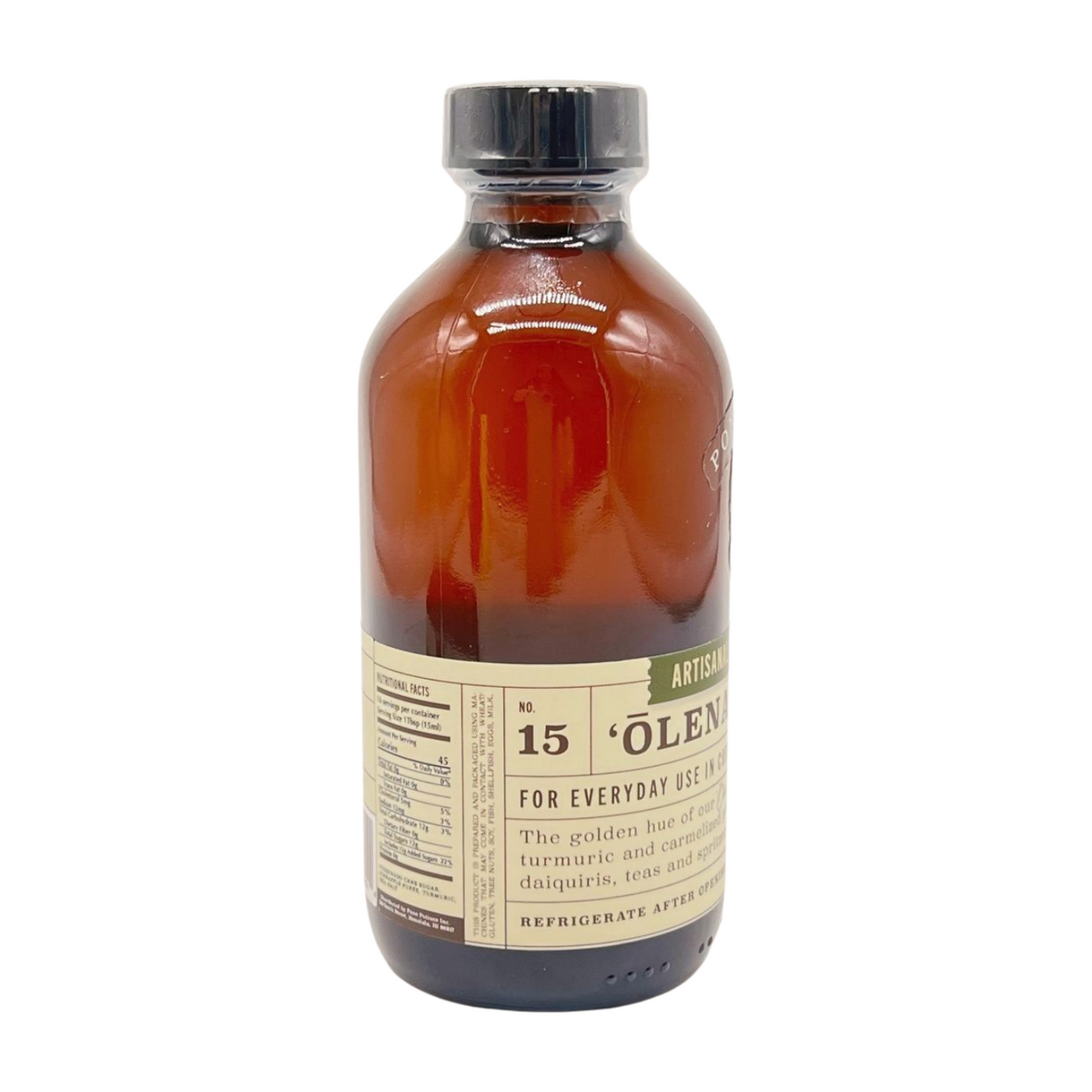 Pop-Up Mākeke - Pono Potions - ʻŌlena Pineapple Syrup - Side #1