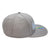 Pop-Up Mākeke - 808 Clothing - Aloha 3D Sub Wave Flat Bill Hat - Light Gray - Right Side View