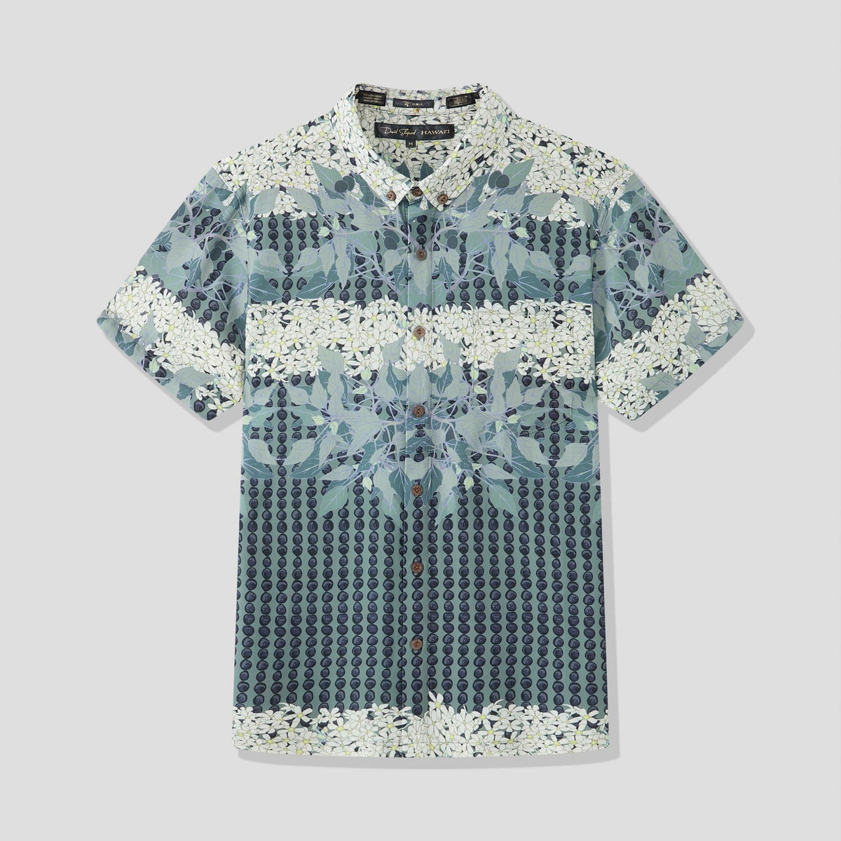 Pop-Up Mākeke - David Shepard Hawaii - Kukui Legacy Men's Aloha Shirt - Front View