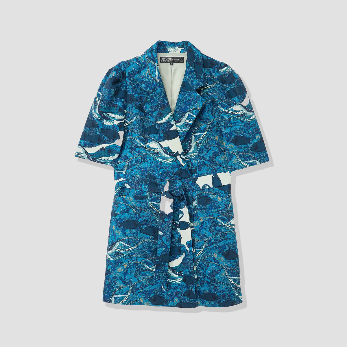 Pop-Up Mākeke - David Shepard Hawaii - Hidden He‘e Blazer Dress - Front View