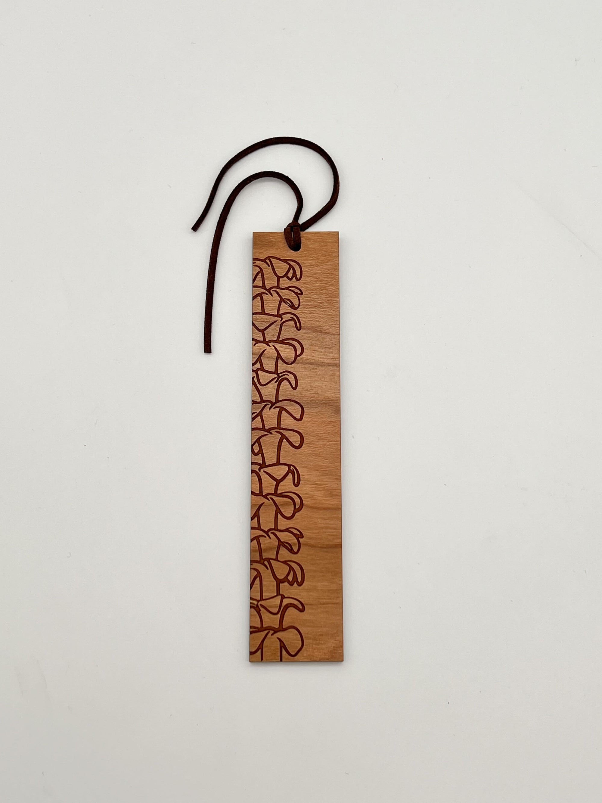 Pop-Up Mākeke - HI Darling Shop - Wood Pua Bookmark - Puakenikeni