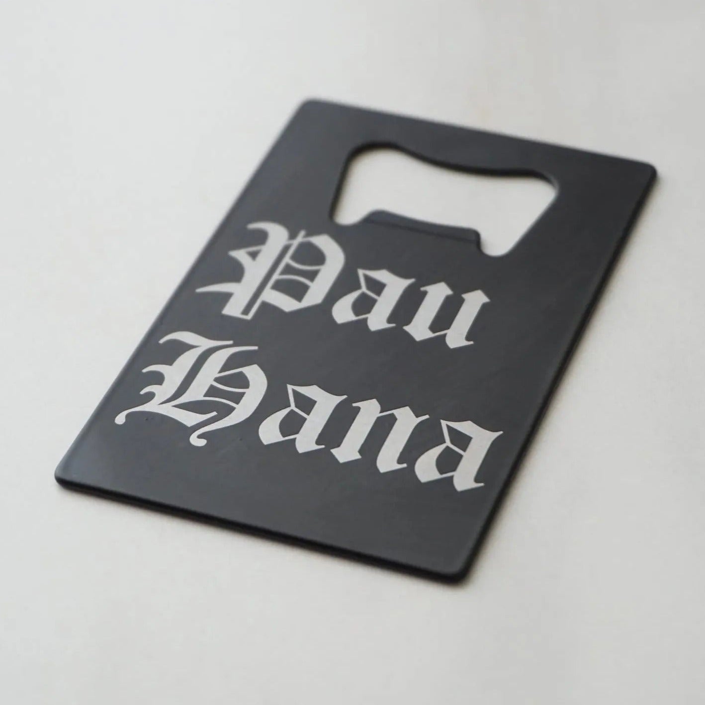 Pop-Up Mākeke - Hi Darling Shop - Stainless Steel Bottle Opener - Pau Hana - Front View