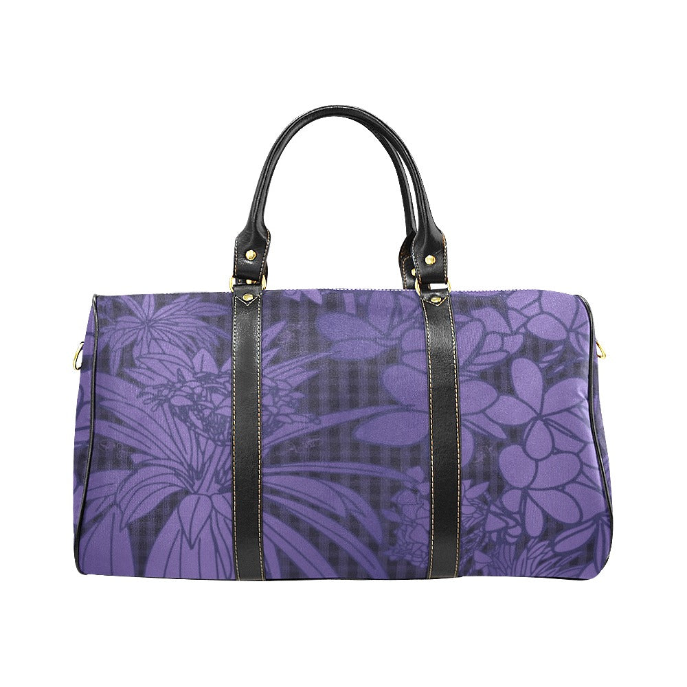 Pop-Up Mākeke - Kini Zamora - Puamelia Large Duffle Bag - Ube - Front View