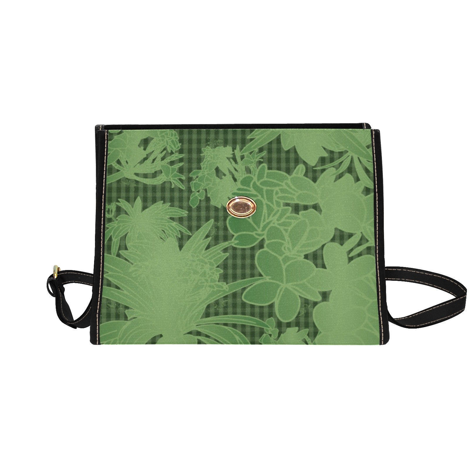 Pop-Up Mākeke - Kini Zamora - Puamelia Pochette Bag - Matcha - Open View