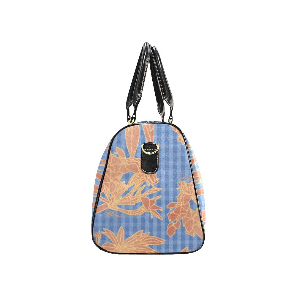 Pop-Up Mākeke - Kini Zamora - Puamelia Small Duffle Bag - Picnic  - Left Side View