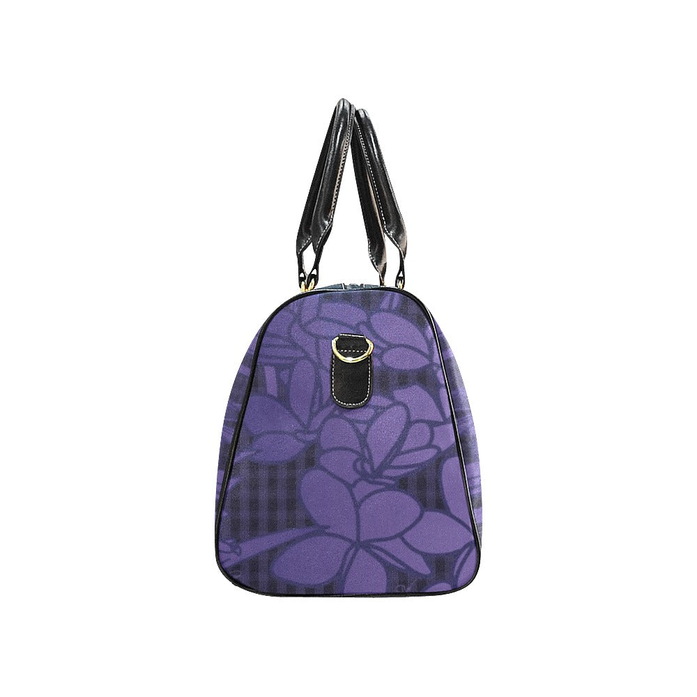 Pop-Up Mākeke - Kini Zamora - Puamelia Small Duffle Bag - Ube - Left Side View