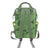 Pop-Up Mākeke - Kini Zamora - Puamelia Waterproof Backpack - Matcha - Back View