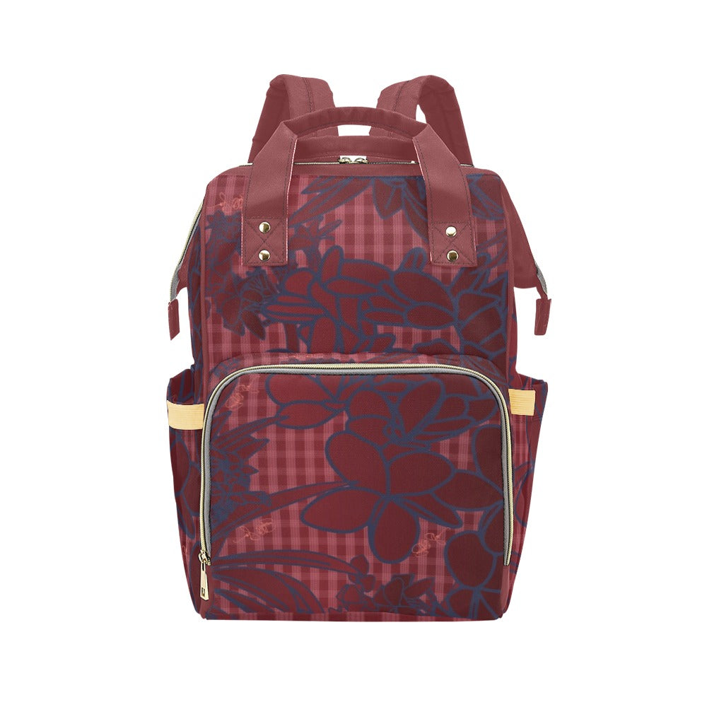 Pop-Up Mākeke - Kini Zamora - Puamelia Waterproof Backpack - Passion - Front View