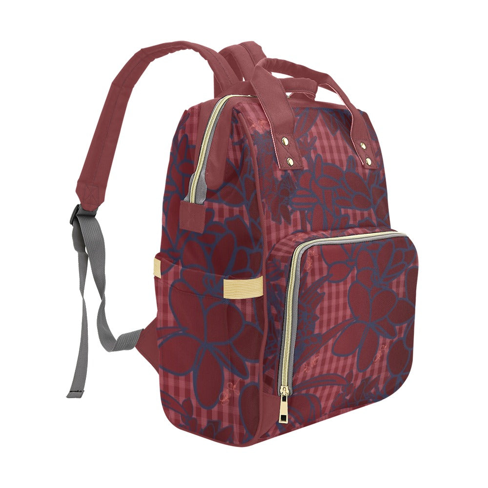 Pop-Up Mākeke - Kini Zamora - Puamelia Waterproof Backpack - Passion - Right Side View