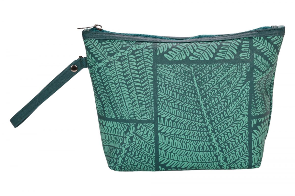 Zip Pouch - Hapu&#39;u in Florida Keys &amp; Teal Green