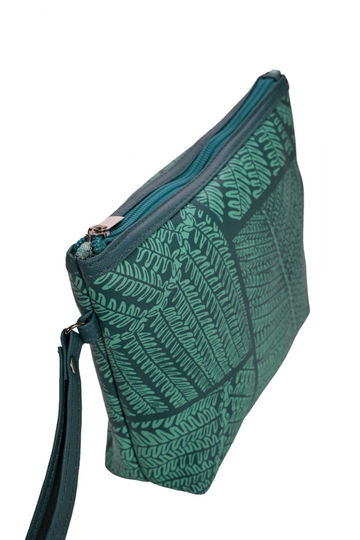 Zip Pouch - Hapu'u in Florida Keys & Teal Green