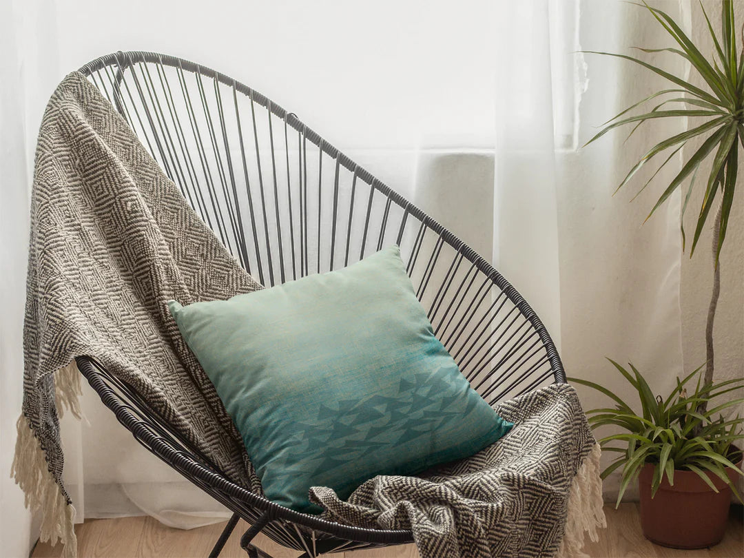 Pop-Up Mākeke - Noho Home - ʻŌlali Square Decor Pillowcase - Front View