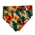 Pop-Up Mākeke - humBOWbarks Pet Wear - X-Large Reversible Bandana - Orange Hibiscus