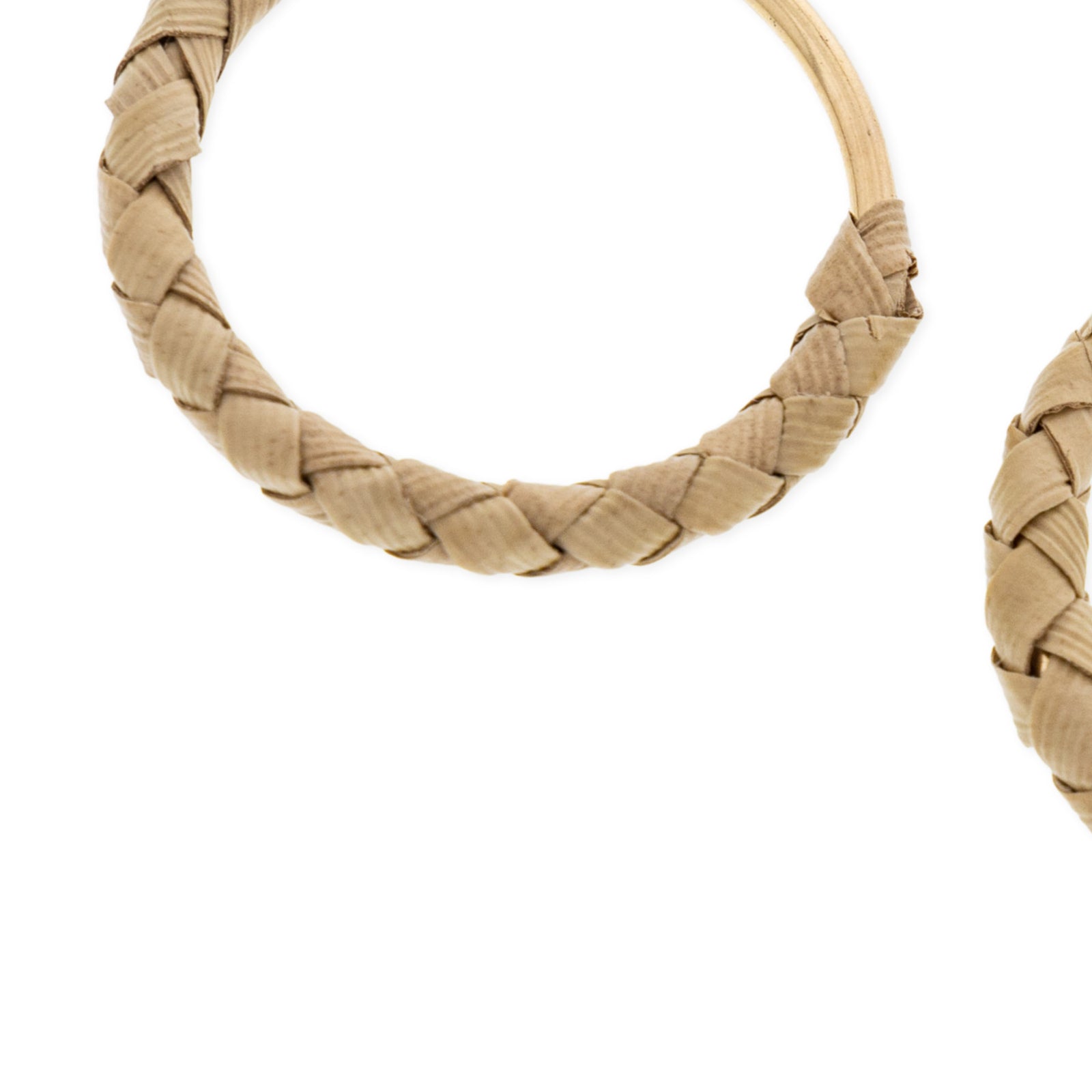 Pop-Up Mākeke - 21 Degrees North Designs - Lau Hoop Earrings - Close Up