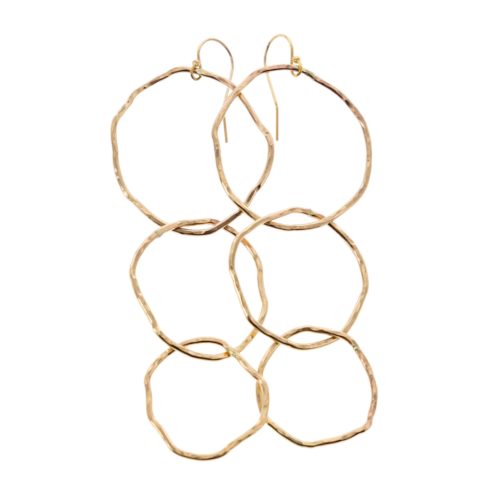 Pop-Up Mākeke - 21 Degrees North Designs - Limu Hoop Earrings