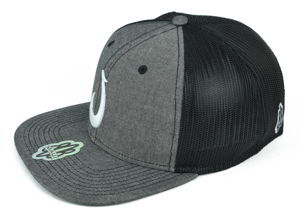 Hook 3D Trucker Hat - Black