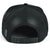 Maui Palm Tree Leather Patch Hat - Black