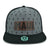 Maui Palm Tree Leather Patch Hat - Black