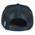 Maui Palm Tree Leather Patch Hat - Light Blue & Navy