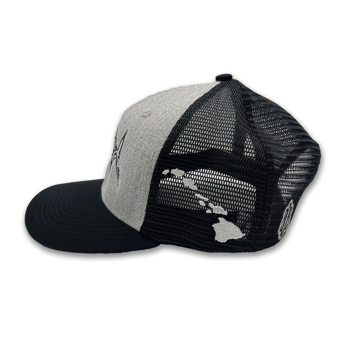 Ulua Trucker Hat - Heather Gray & Black
