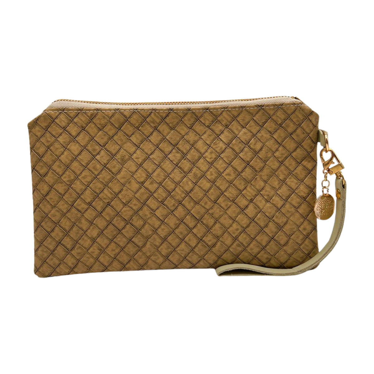 Pop-Up Mākeke - A Maui Day Original Handbags - Handprinted Small Handbag - Hibiscus on Canvas - Back View