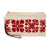 Pop-Up Mākeke - A Maui Day Original Handbags - Handprinted Small Handbag - Red Quilt on Canvas - Front View