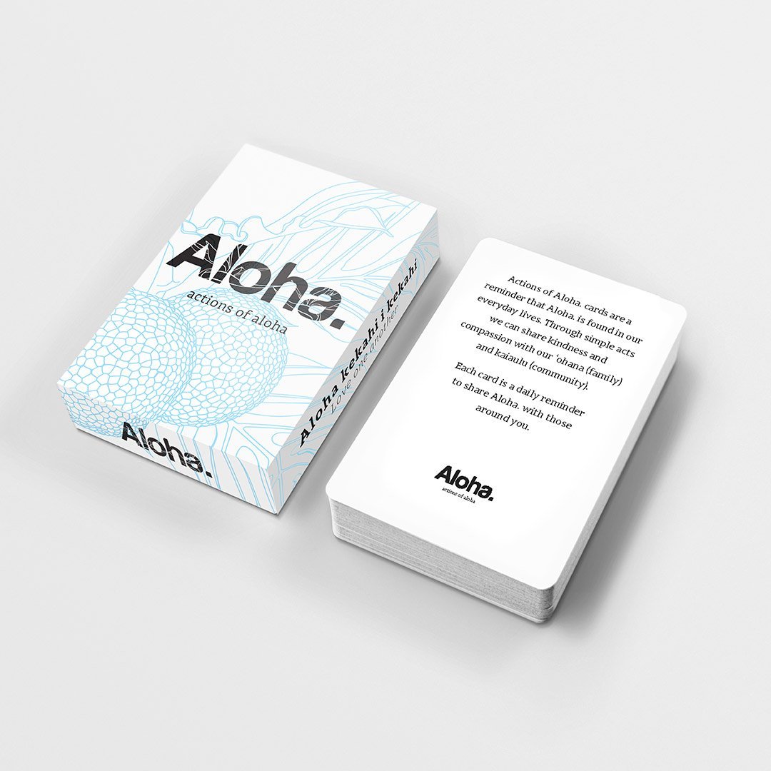 Pop-Up Mākeke - Actions of Aloha Action Cards - Deck 2 - Front & Inside