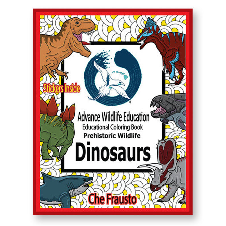 Pop-Up Mākeke - Advance Wildlife Education - Dinosaur Prehistoric Wildlife Educational Coloring Book