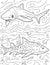 Pop-Up Mākeke - Advance Wildlife Education - Fish of the Pacific Coast Wildlife Coloring Book - Coloring Page