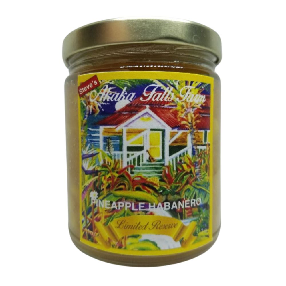 Pop-Up Mākeke - Akaka Falls Farm - Pineapple Habanero Preserve - Front View