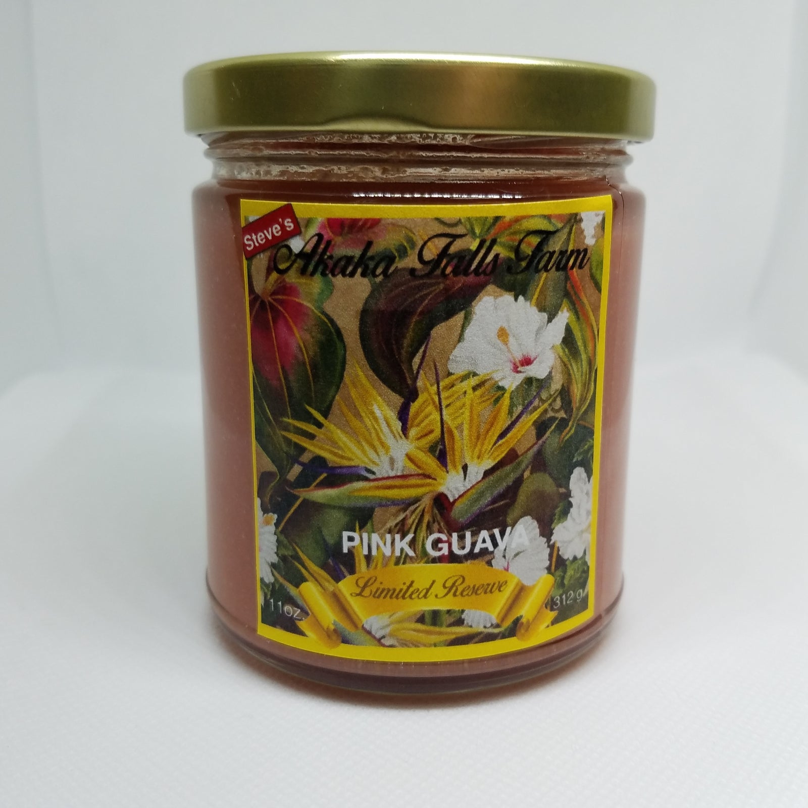 Pop-Up Mākeke - Akaka Falls Farm - Pink Guava Preserve - Front View