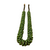 Metallic Green (Rare) Orchid Lei with gold magnetic end caps- 24”