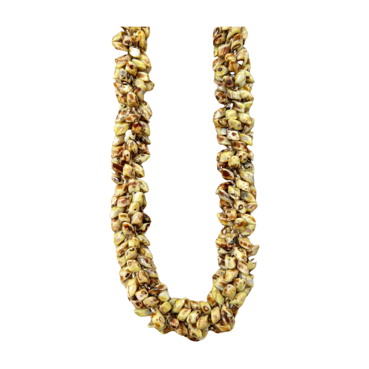 Pop-Up Mākeke - Akalei Designs - Picasso Yellow Dragon Scales Necklace - 29-30in - Close Up