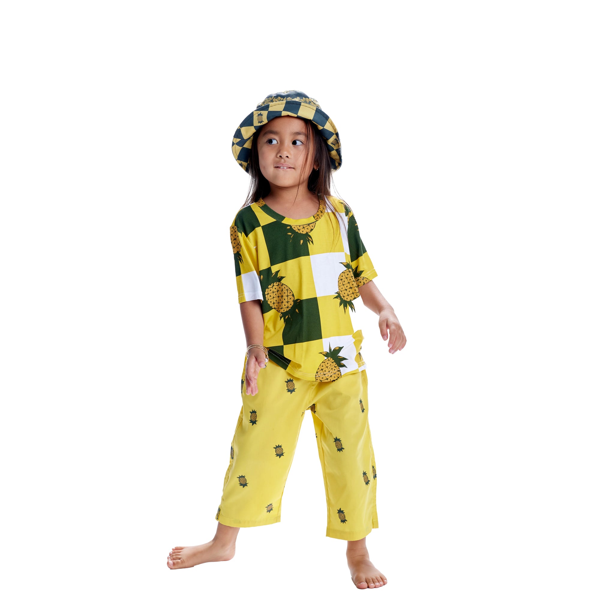 Pineapple Day Keiki Play Pants