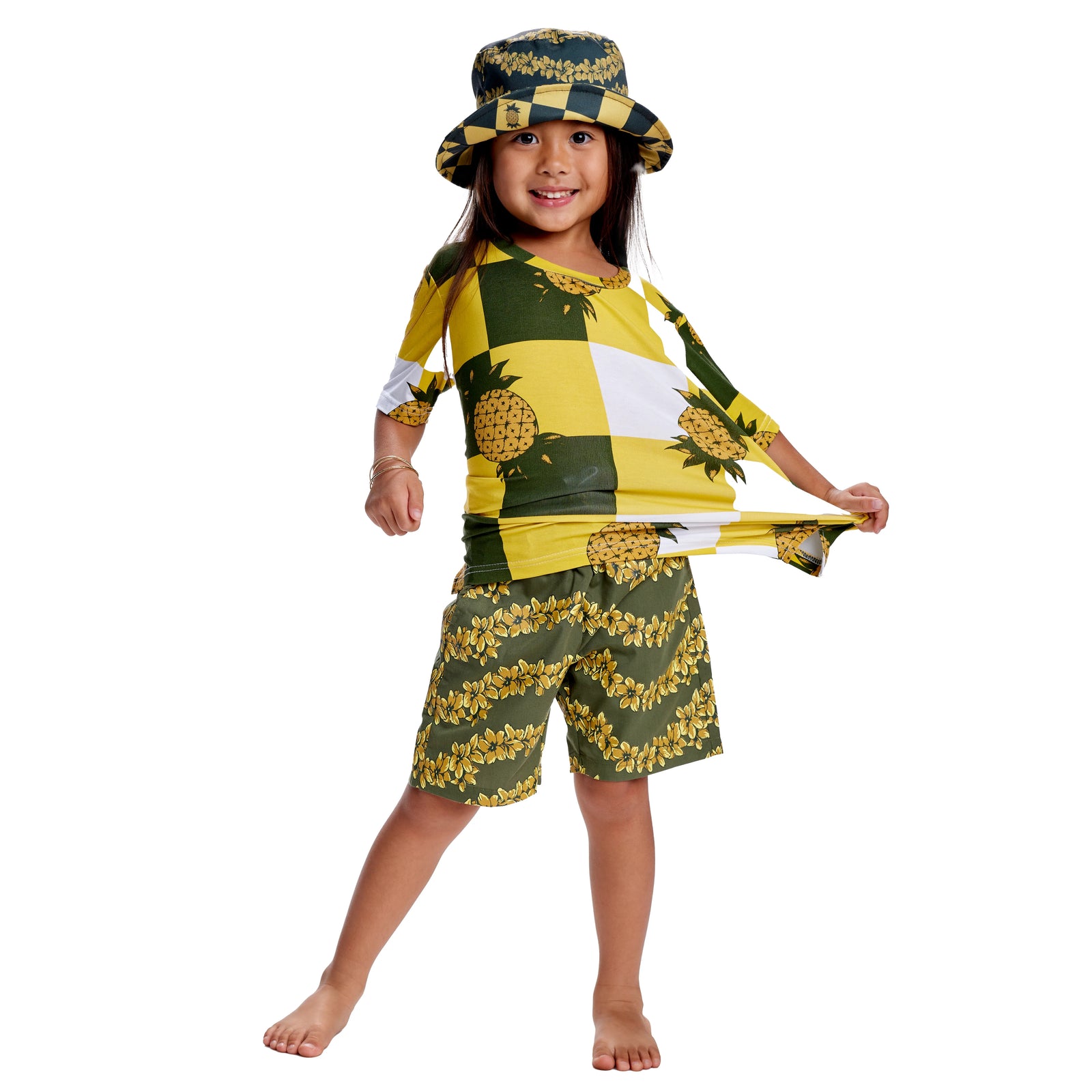 Pineapple Day Keiki Shorts