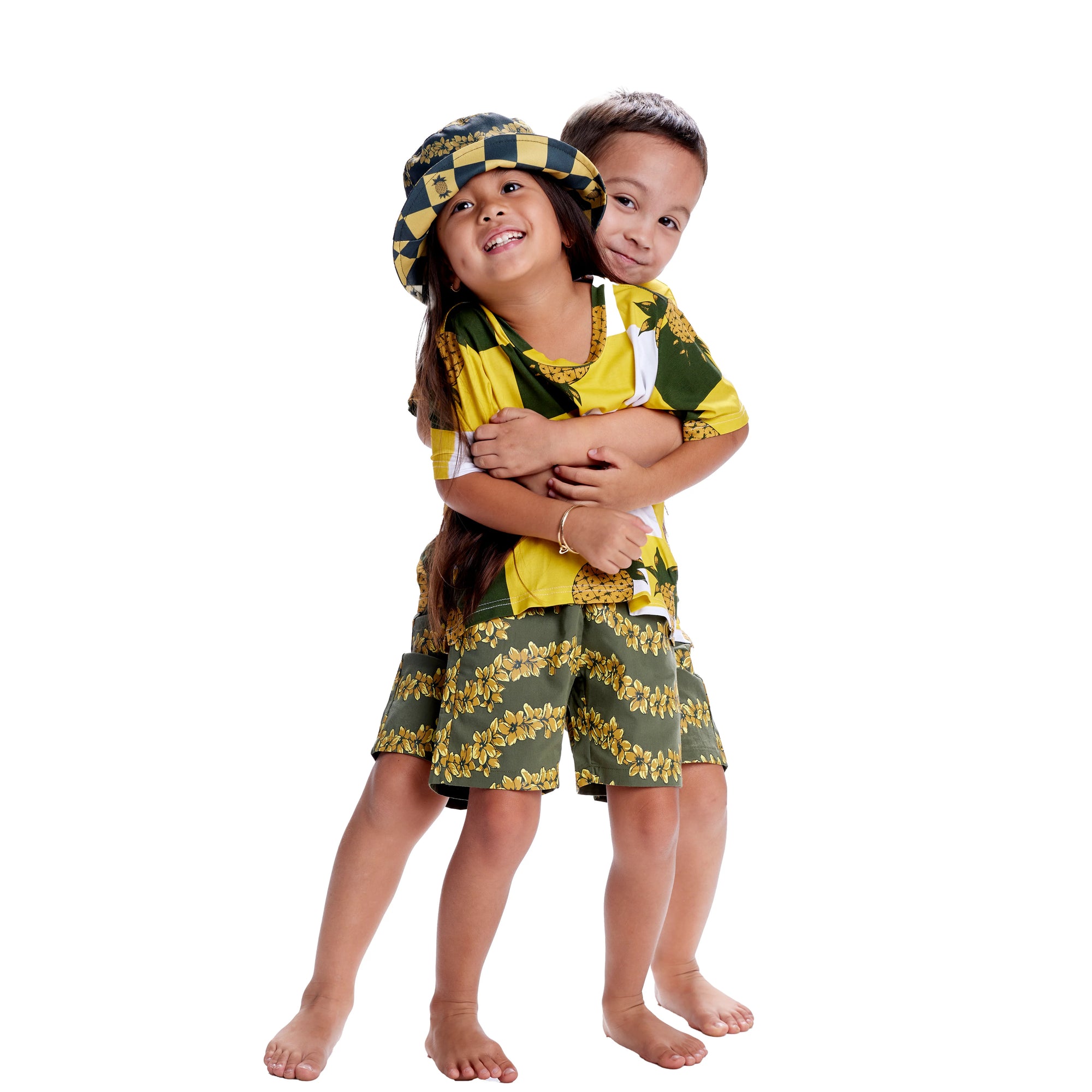 Pineapple Day Keiki Shorts