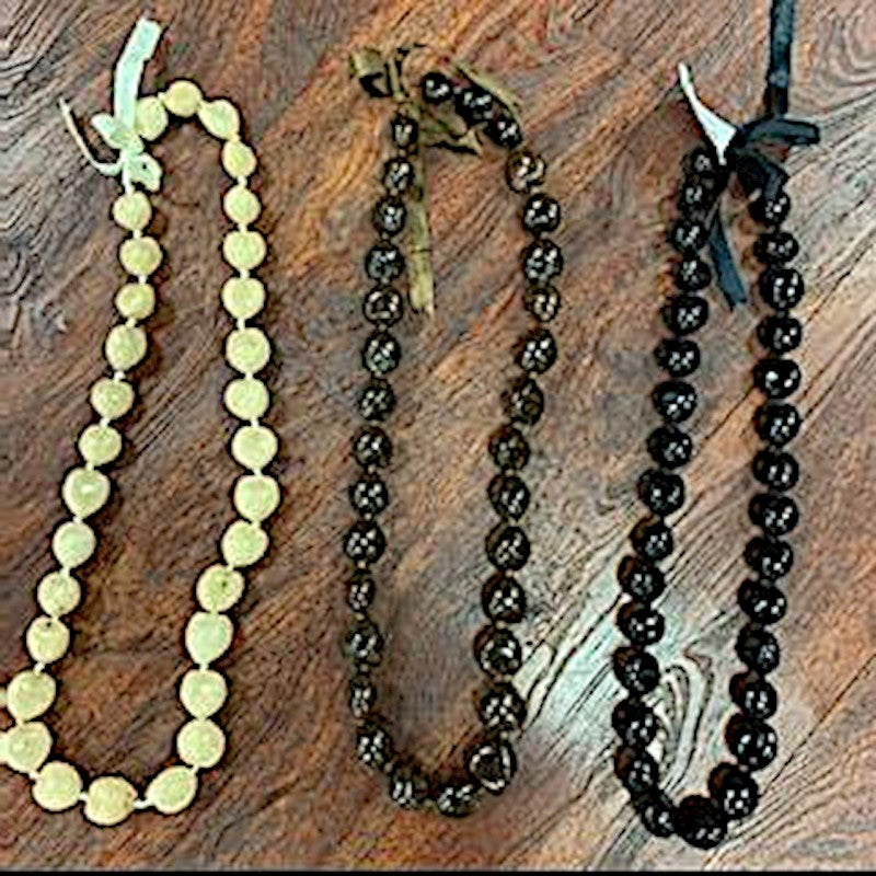 Pop-Up Mākeke - Aloha Hula Supply - Kukui Nut Lei - Brown